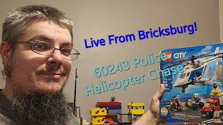 Live From Bricksburg! 60243 Police Helicopter Chase build! My 4000th Video! #livestream (2/26/26)