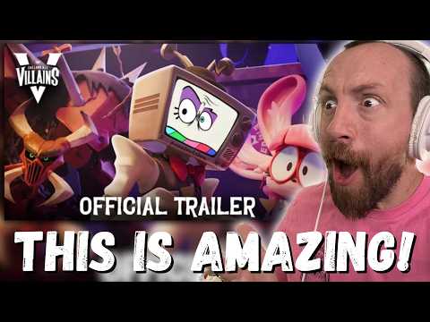 Calling All Villains - Official Trailer & Meet The Villians (REACTION!) ZAMinations