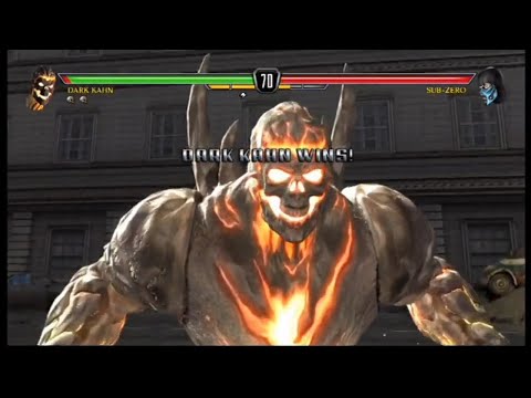 Mortal Kombat Vs. DC Universe Play As Dark Kahn  On Ps3