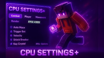 CPU [Settings+] for MCPE 1.21+ ⚙️🚀 | Best FPS Booster + Lag Fix Mod! 🔥