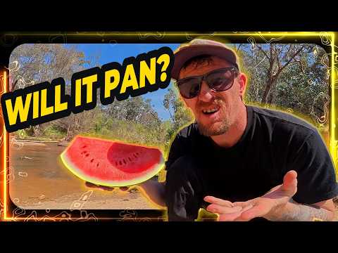 Can a WATERMELON Catch GOLD? Wil It Pan? Pt 3