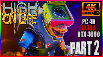 HIGH ON LIFE Walkthrough Gameplay PART 2: KRUBIS | PC 4K ULTRA MAX SETTINGS [No Commentary]