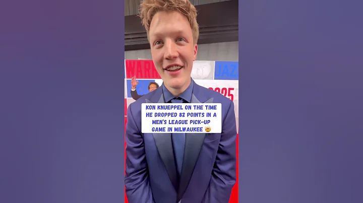 The Hornets got a gem in Kon Knueppel…Imagine dropping 83 pts in a game? 🤯 #nbadraft #hornets #nba