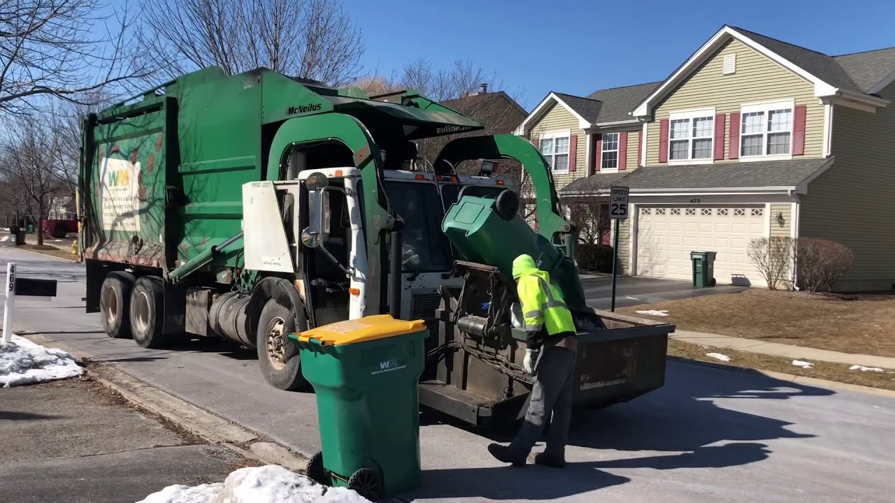 Waste Management Garbage Front Loader, Truck Stop Youtube EF3