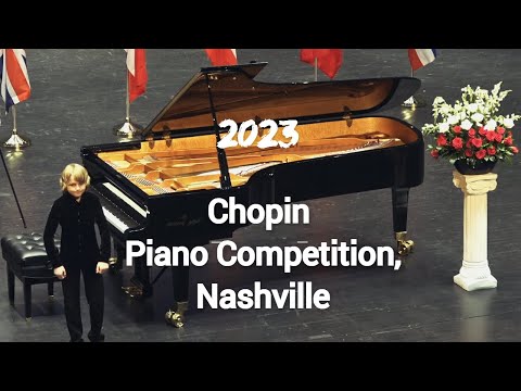 Видео: Chopin Piano Competition, Nashville 2023/ Elisey Mysin, 1 prize