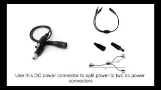 12477  Harness, Splitter 2 Way, Black, 5mm 2 male and 1 female 5mm.