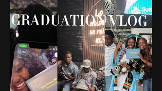 GRADUATION VLOG & DINNER| SUMMER DAY ONE #vlog #graduation 