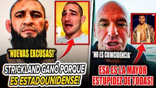 ¡La comunidad de MMA EXPLOTA contra las NUEVAS EXCUSAS de Khamzat! ¡Dana RESPONDE a  ACUSACIONES!