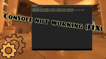 CS2 CONSOLE NOT WORKING (FIX)