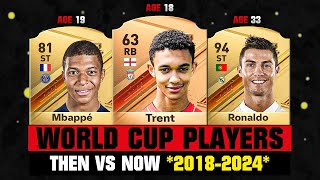 INILAH PENAMPILAN PEMAIN PIALA DUNIA FIFA 2018 6 TAHUN LALU VS SEKARANG! 🤯😱 bersama Trent, Mbappe, Ronaldo…