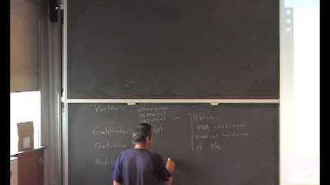 Robert Penner: Moduli Space Techniques in Computational Biology (part 1 of 7)