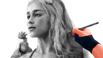 Drawing Daenerys - FREE Art Tutorials (link in desc)