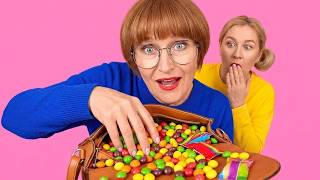 COMMENT FAIRE PASSER DES BONBONS N’IMPORTE OÙ || Astuces Amusantes par 123 GO!