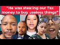 Angry Tax Payers come for Leleti Nkosi’s husband Siyabonga🫨