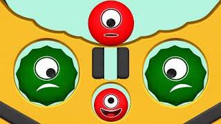 Hungry Balls Level 1002-1015 Gameplay 