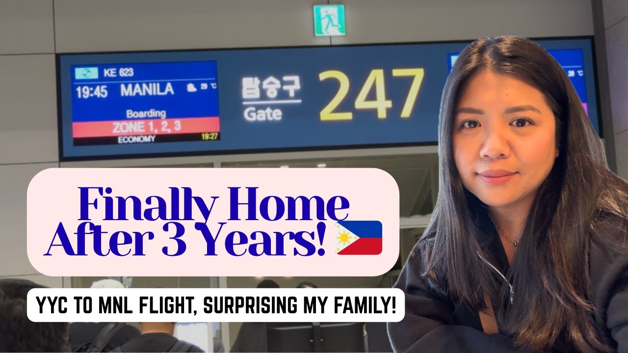 We Flew 24 Hours to Surprise Our Family in the Philippines 🇵🇭 | Balikbayan Vlog | EpzyFam Travels