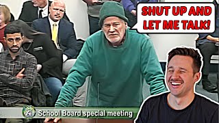 Old Man LOSES IT On School Board Members