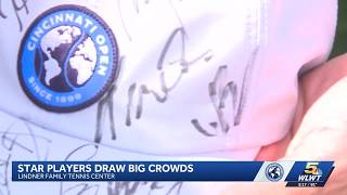 Fans connect with tennis stars at Cincinnati Open