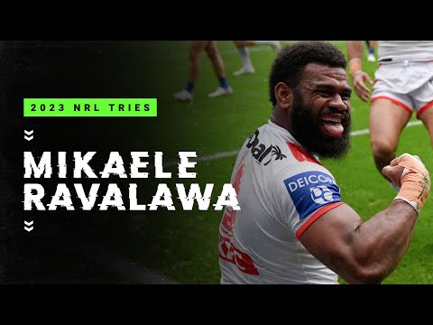 Mikaele Ravalawa S 2023 Try Scoring Season NRL 