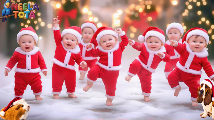 Jingle Bells 🎄 Kids & Toddlers Dance | Christmas Song 2025 | Baby Dance | Nursery Rhyme | Neela Tota