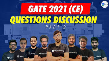 GATE 2021 (CE) Questions Discussion | Part 2 | By Civil Team