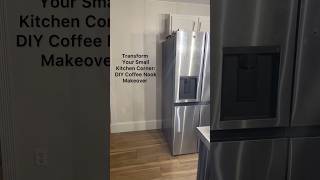 "Transform Your Kitchen Corner: DIY Coffee Nook Makeover!" #diy #homereno #diyinspiration
