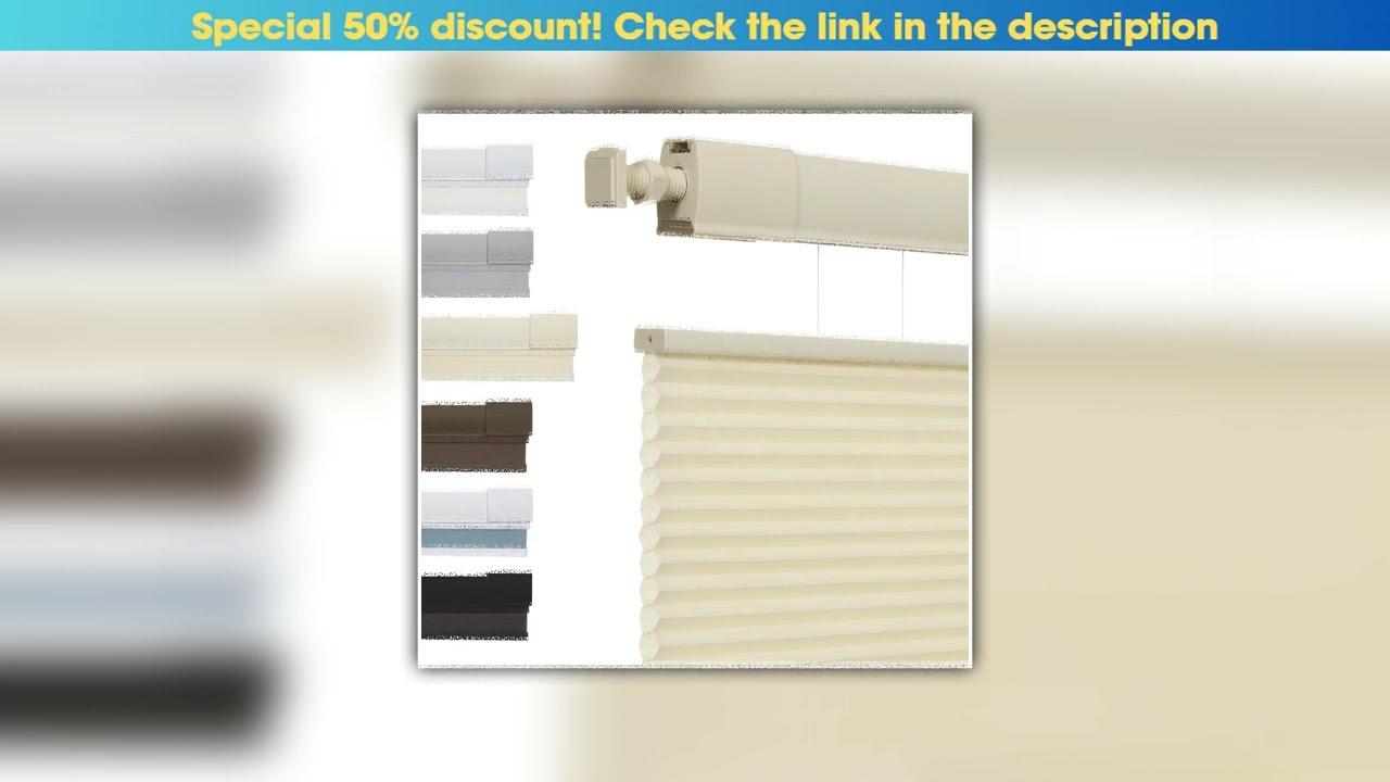 Best 2025 New Design Noise Reduction Anti-UV Thermal Insulated Easy To Install No Drill Honeycomb B