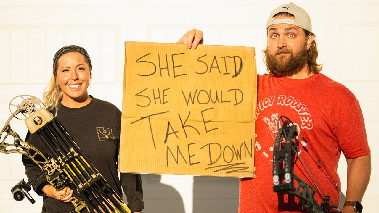 Girl Challenges Boy to 1V1 Shoot Off