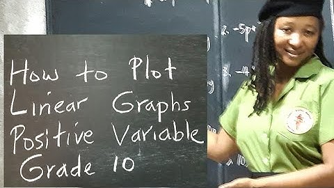 CSEC Math CXC Linear Graphs: How to Plot Linear Graphs. Positive Variables.  Grade 10 CSEC Paper 2