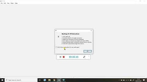 Download radio setup in Chirp