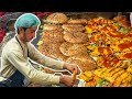 Extreme Chicken Burger Making - Street Food In Lahore, Pakistan