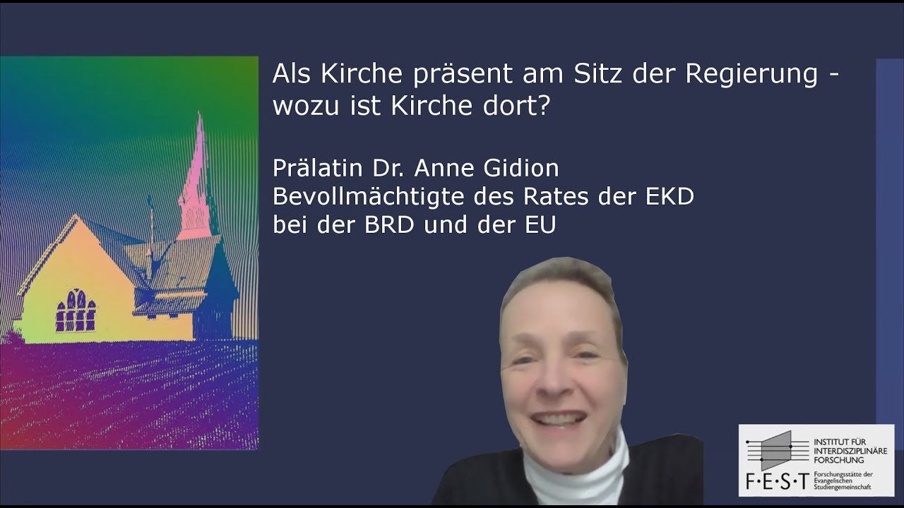 Anne Gidion: Als Kirche präsent am Sitz der Regierung