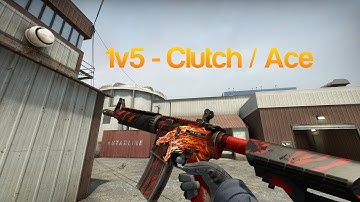 Epic CS:GO 1v5 Clutch / Ace! - (Counter-Strike: Global Offensive gameplay)