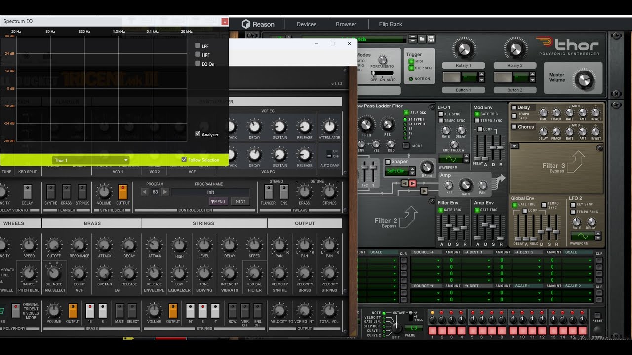 Reason Sound Design Sound design/test/Jam/exploration (Reason 13) - YouTube