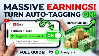 YouTube Automatically Tag Products Setting On | Yt Studio Tag Product Automatically 