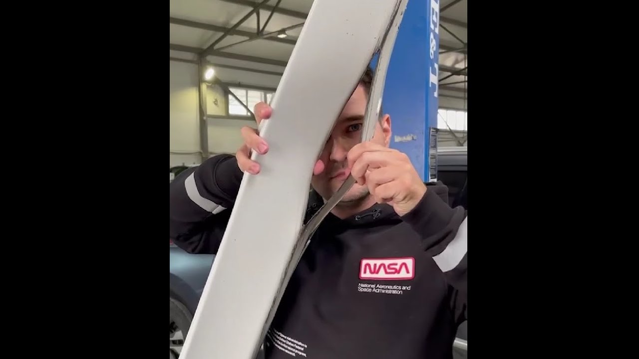 Ремонт пластикового порога. - YouTube