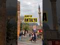 Every Tourist’s First Stop in Antalya 🇹🇷 | Old Town Clock Tower #Antalya