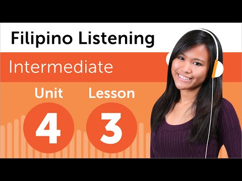 Filipino Listening Practice - Talking About School Subjects in Filipino