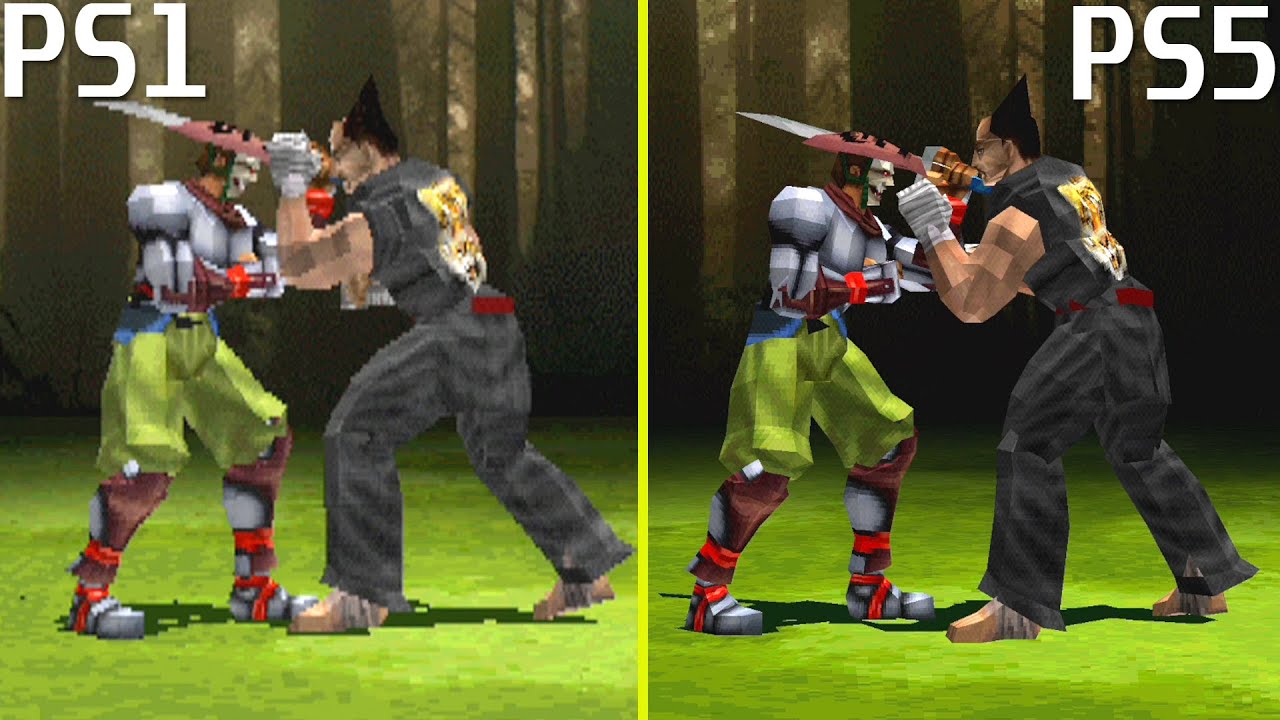 gele ingeniør afstemning Tekken 2 PS One vs PS5 Graphics Comparison - YouTube