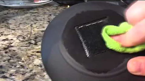 How to clean the top of solar path lights