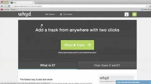 Whyd Bookmarklet Video