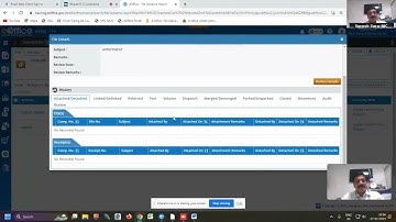 #eOffice Maharashtra  Video   8   eOffice 7 0   How to search file and receipts