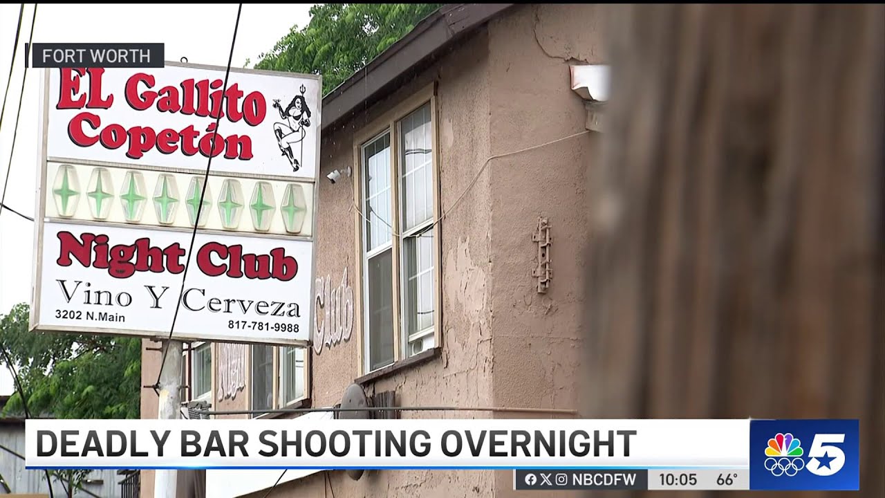 Neighbors react to fatal shooting at Fort Worth bar - YouTube