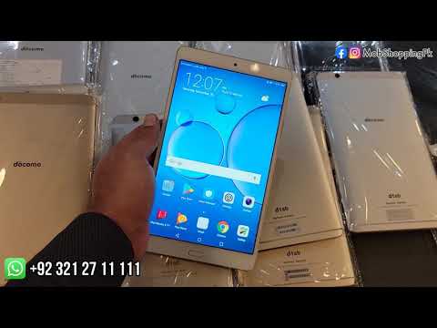 Video Huawei D Tab D-01J | GSM 4G LTE | 3GB 16GB - youtube