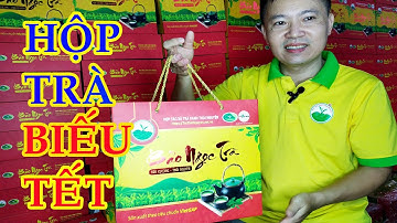 Hộp trà biếu tết | Hộp trà Thái Nguyên | Trà Tân Cương Thái Nguyên