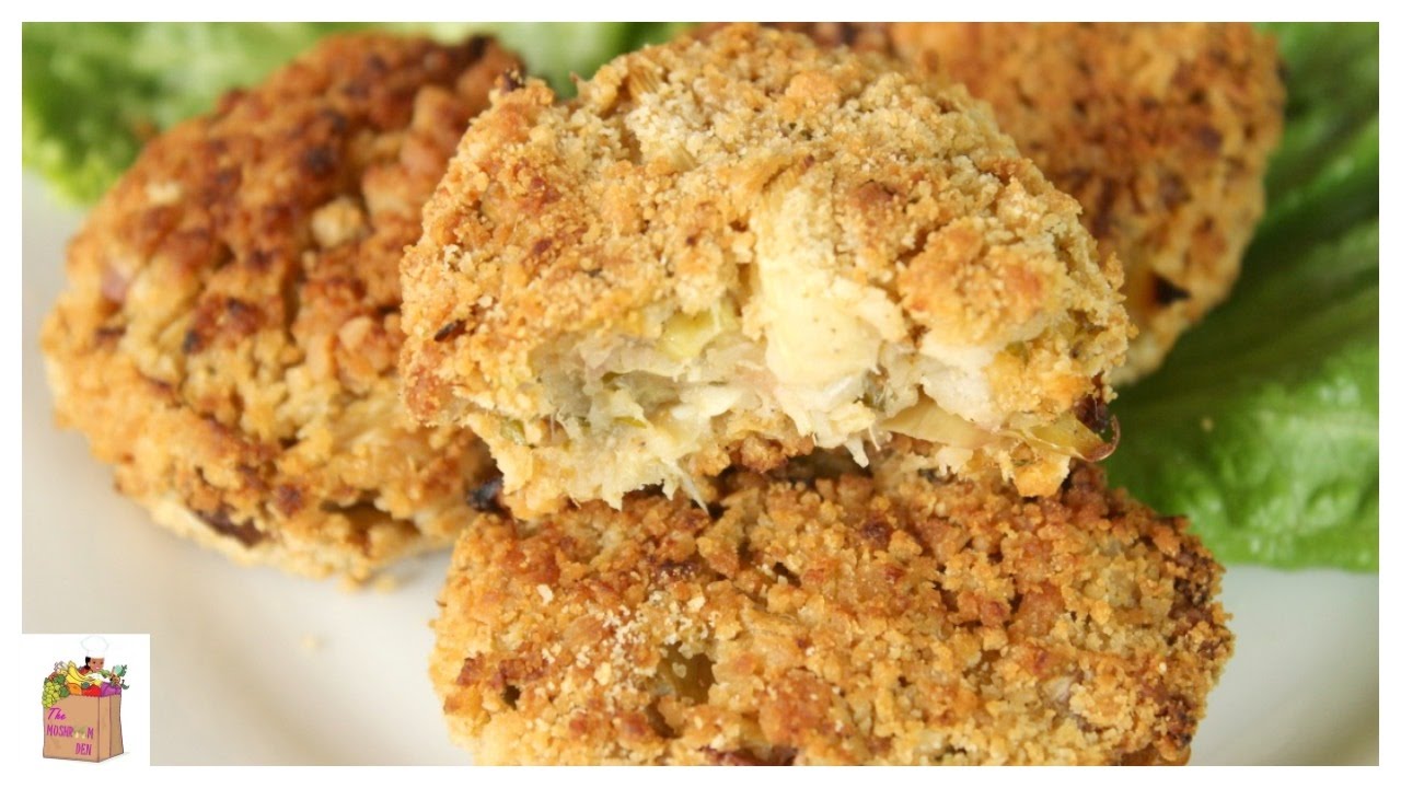 Vegan Crab Cakes (Oil-Free)  | The Mushroom Den