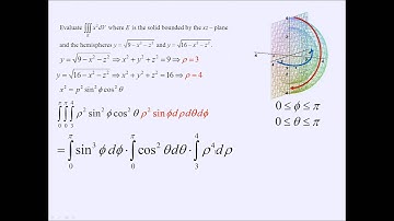 UPenn Math 114 Spherical Triple Integrals Example #1