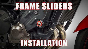 How to install Womet-Tech Frame Sliders on a 2014-2016 Yamaha FZ-09 by TST Industries