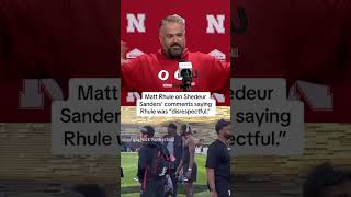 Nebraska Hc Matt Rhule Gives His Side Of What Happened Before The Colorado Game