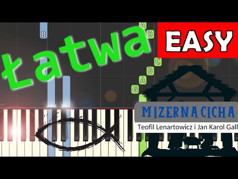 🎹 Mizerna Cicha - Piano Tutorial (łatwa wersja) 🎵 NUTY W OPISIE 🎼
